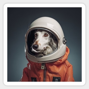 Astro Dog - Borzoi Sticker